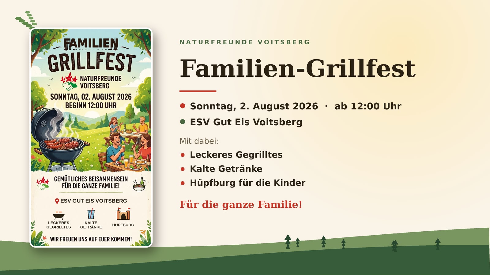 FAMILIEN-GRILLTAG DER NATURFREUNDE VOITSBERG