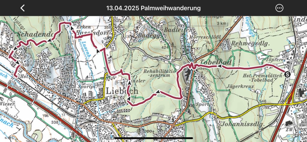 Wanderkarte